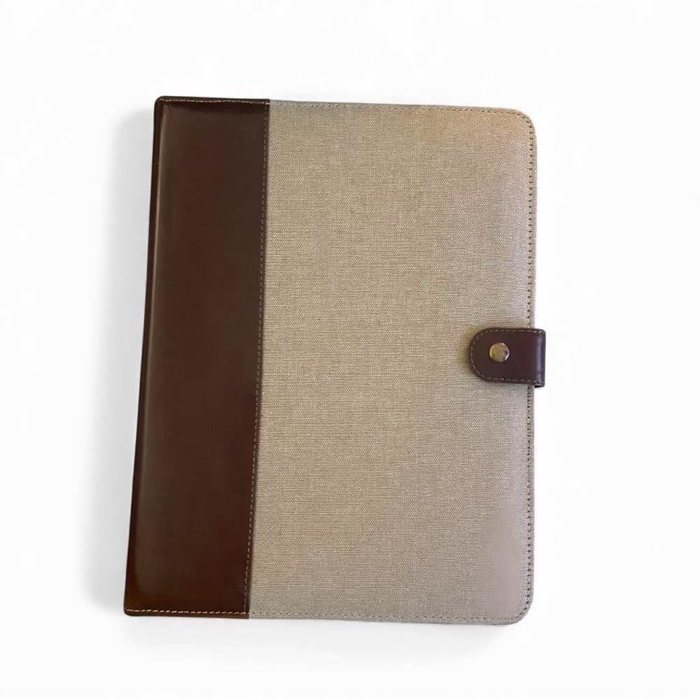 Brown and Tan Portfolio Folder- Brand New